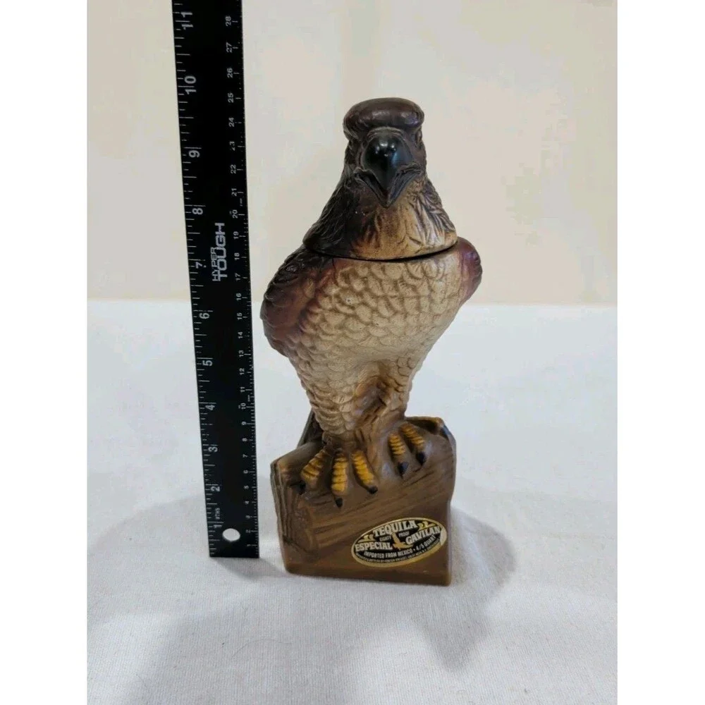 Vintage 1975 Especial Gavilan Hawk Tequila Decanter OMB Liquor Royal Haliburton